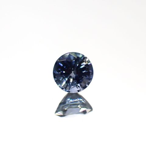 アイスブルーサファイア(宝石名サファイア)スリランカ/マダガスカル産 0.38ct 識別済[220515976]4.2x4.2mm前後