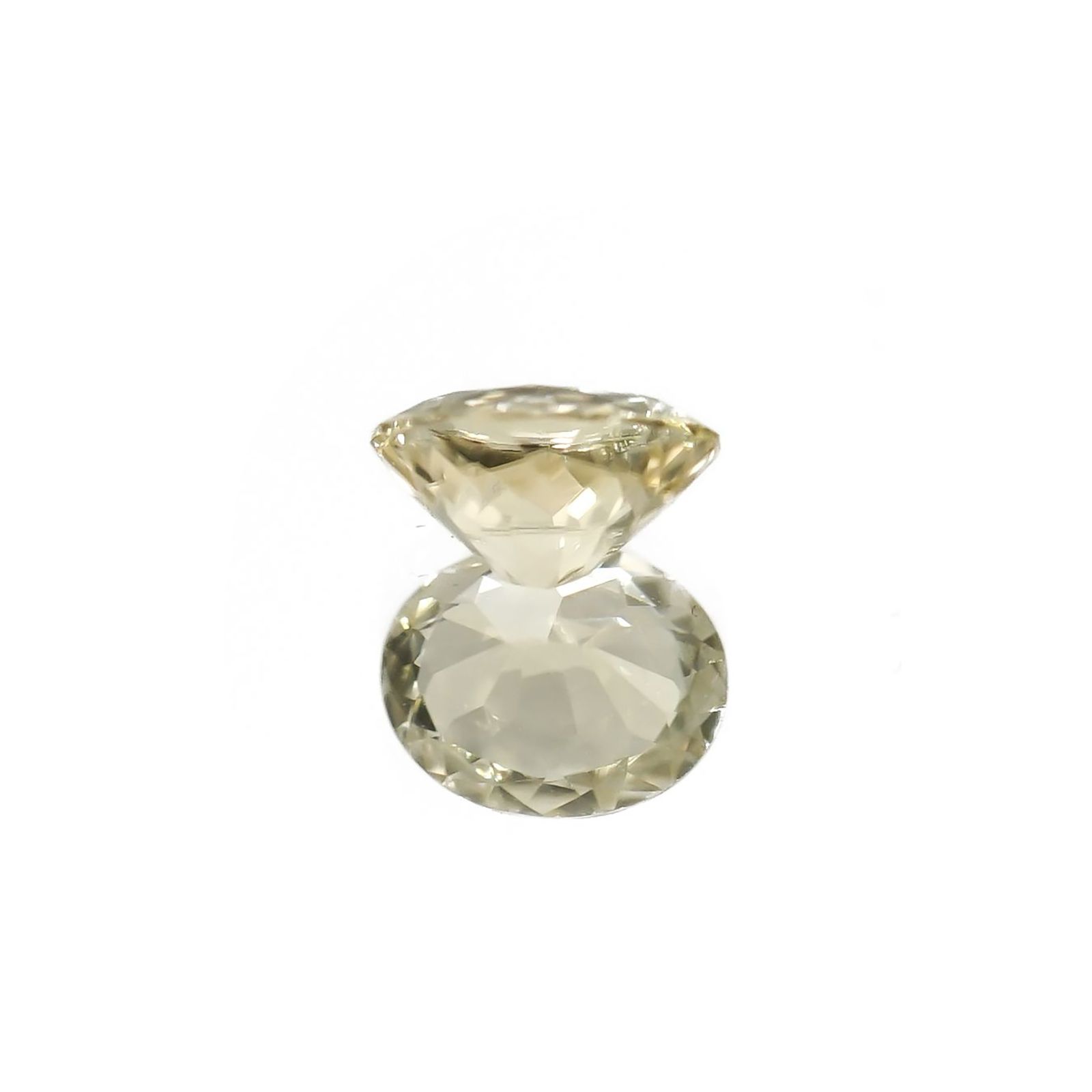 シンハライト(宝石名シンハライト)スリランカ産 識別済 0.53ct / 5.7x4.6mm前後 [260419708]