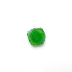 デマントイドガーネット 原石スライス(宝石名デマントイド・ガーネット) 0.20ct 識別済[210611214]3.9×3.9mm前後