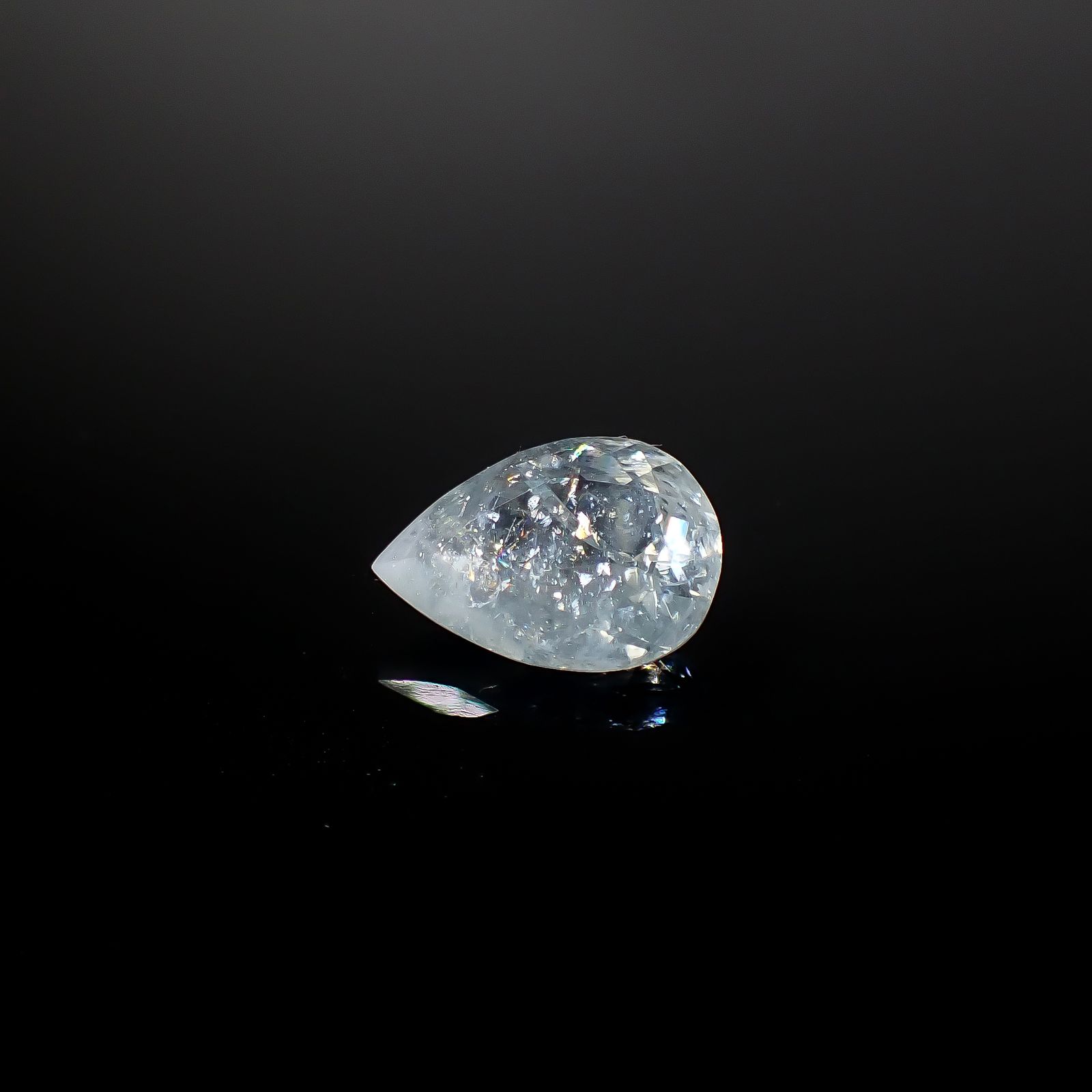イリデッセンスアクアマリン ブラジル産 3.09ct [250730700]12.9x8.8mm前後