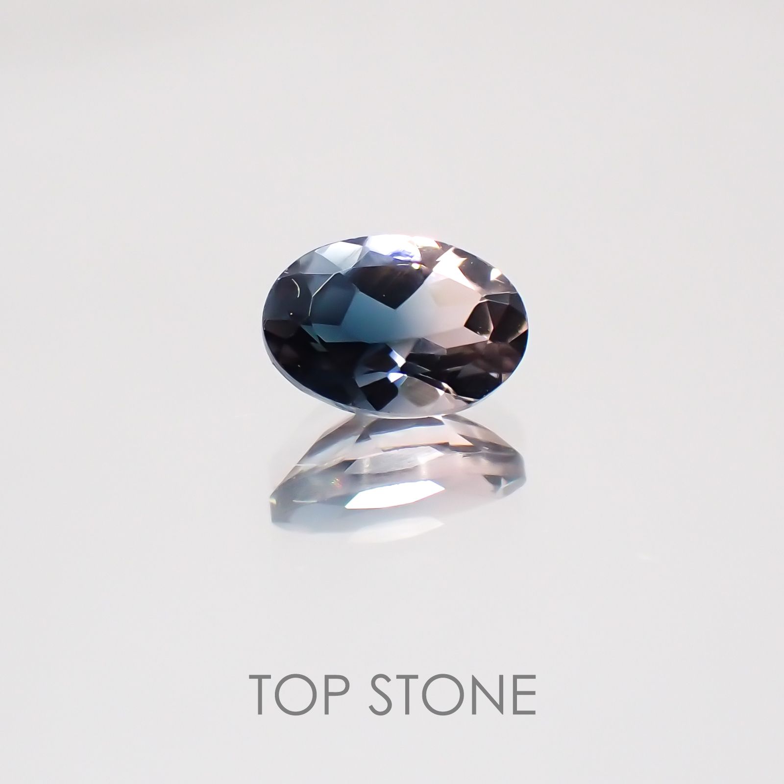 バイカラートルマリン ブラジル産 ルース 0.49ct[20129000]6×4.2mm前後