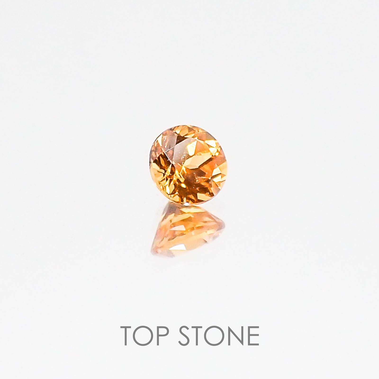 スペサルティンガーネット (宝石名スペサルティン・ガーネット) ケニア産 0.24ct 識別済[20084397]3.5×3.5mm前後