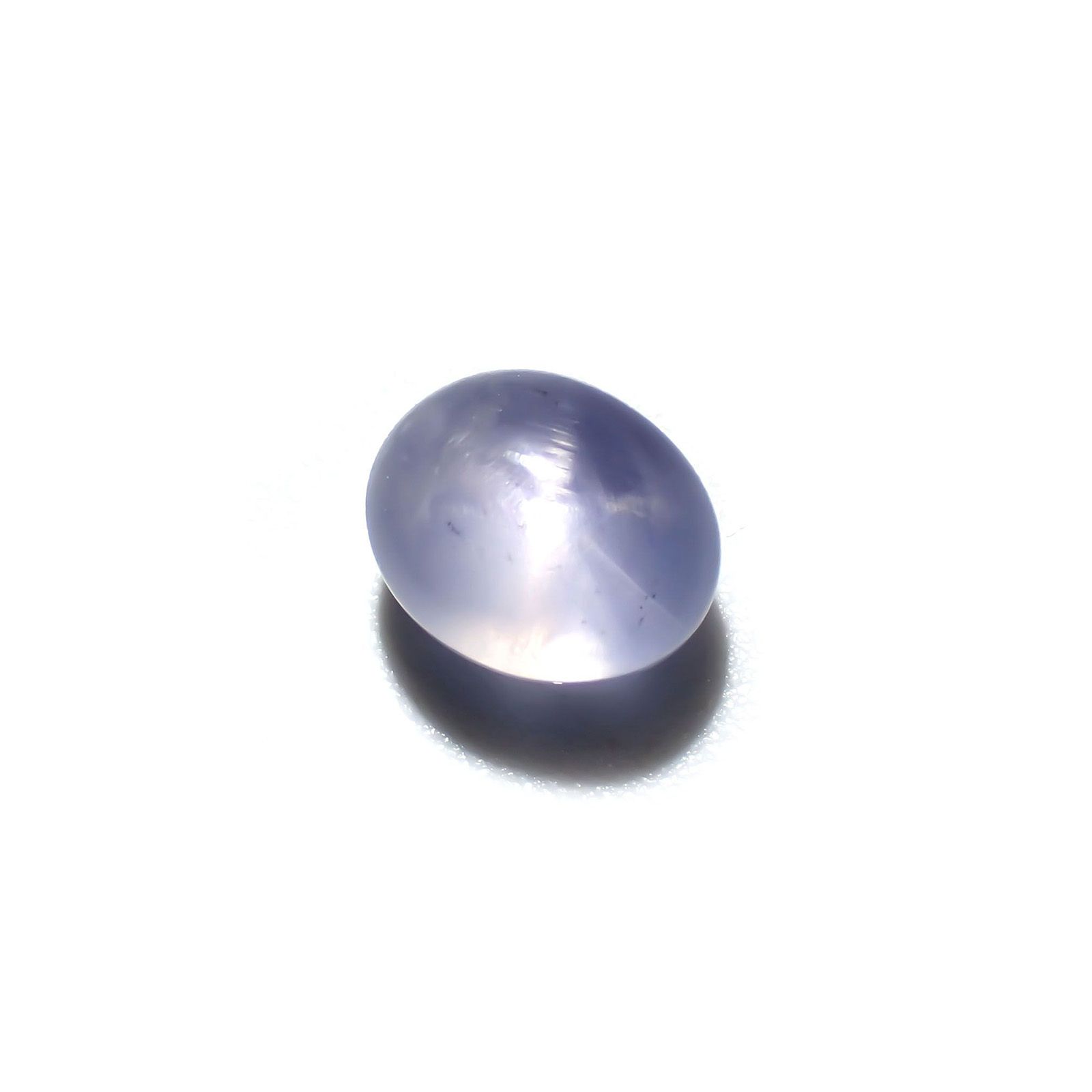 ブルースターサファイア(宝石名スター・サファイア) ビルマ産 ソ付(彩珠) 2.890ct / 8x6.5mm前後 [210510228]
