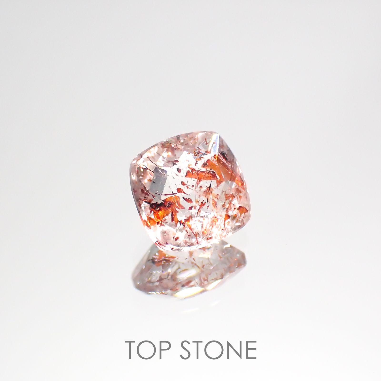 ファイヤークォーツ ナイジェリア産 1.37ct[220114756]7.1x7mm前後