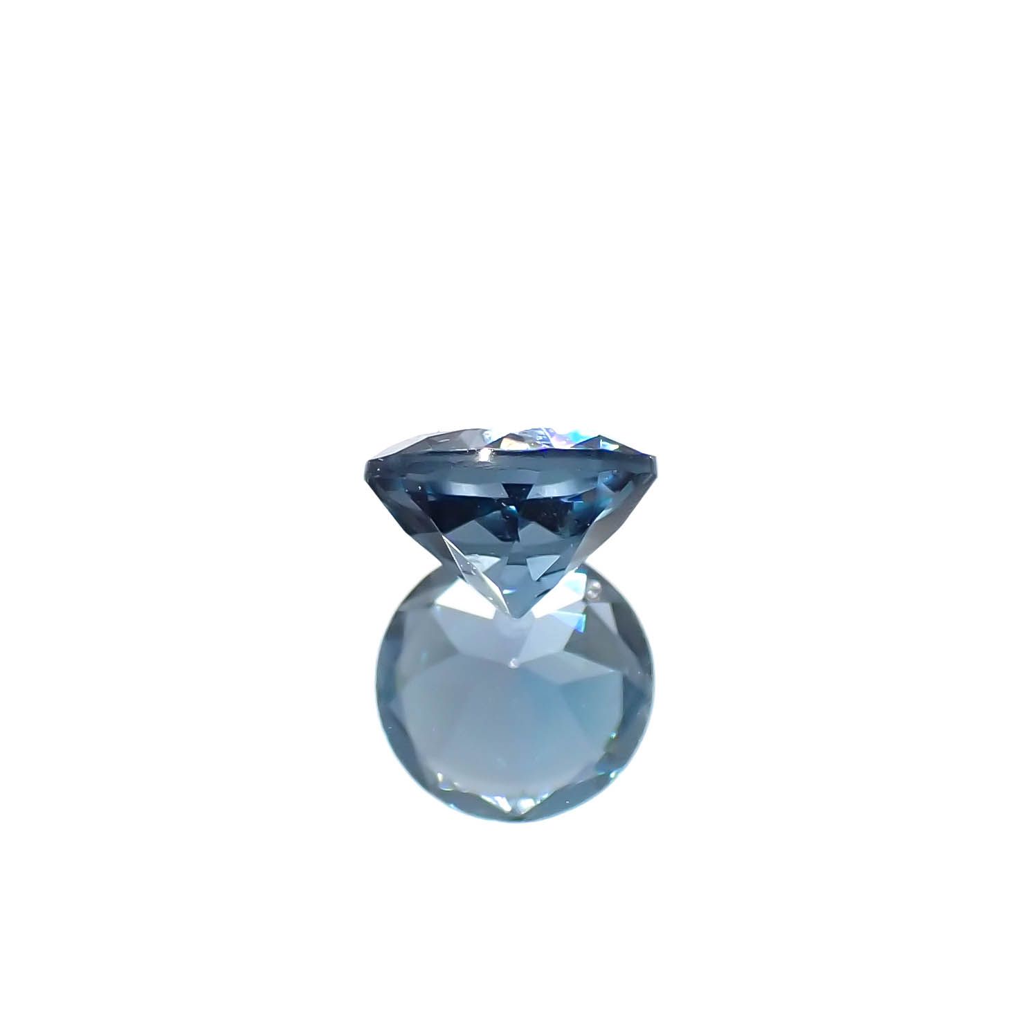 ロンドンブルートパーズ ブラジル産 0.96ct[240326786]6.1x6.1mm前後