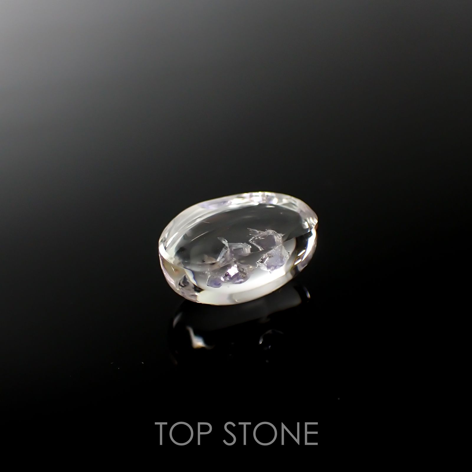 フローライトインクォーツ マダガスカル産 8.31ct[220114333]14.3x9.9mm前後