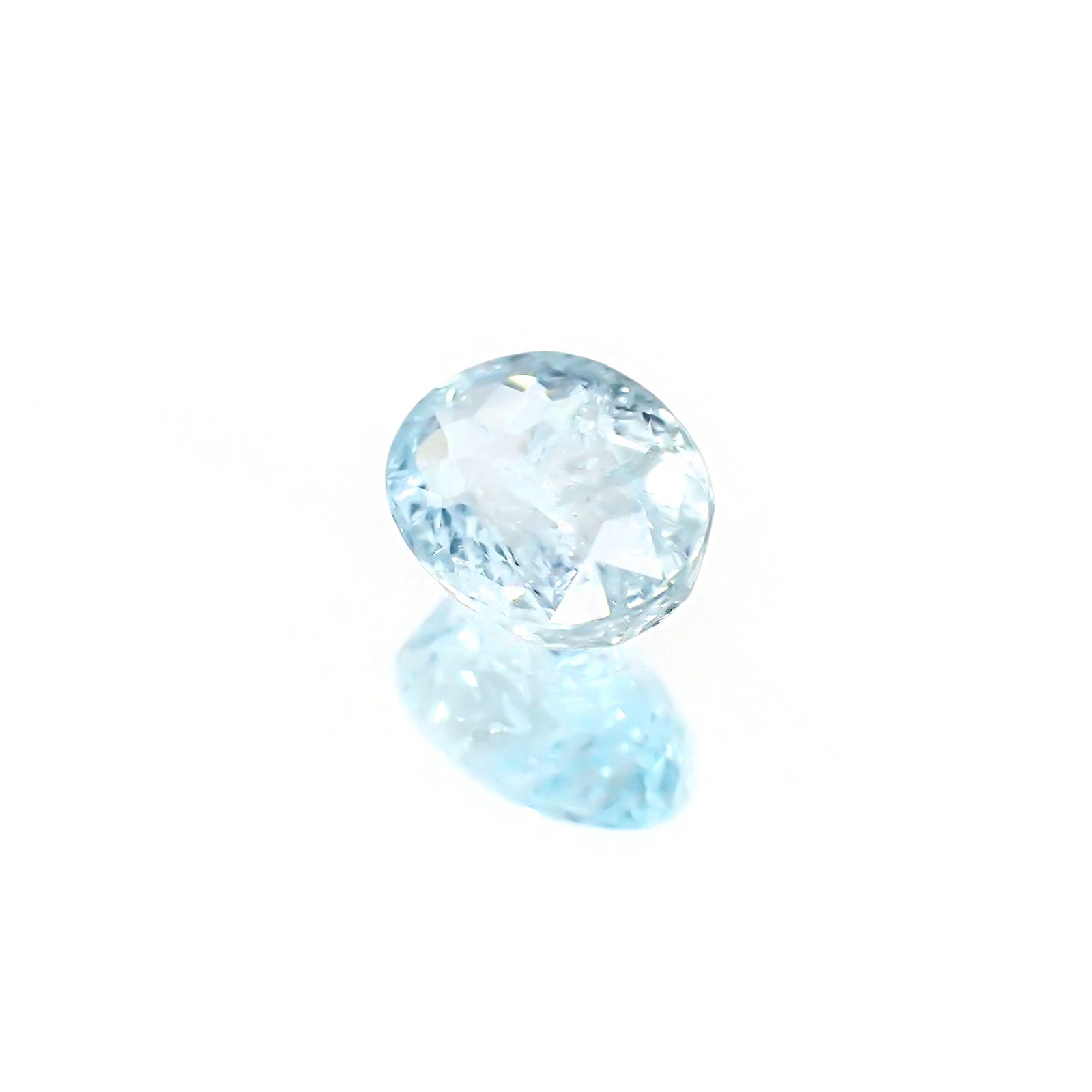 パライバトルマリン(宝石名トルマリン/別名パライバ・トルマリン) モザンビーク産 識別済 1.83ct / 8.6×6.7mm前後 [21059397]