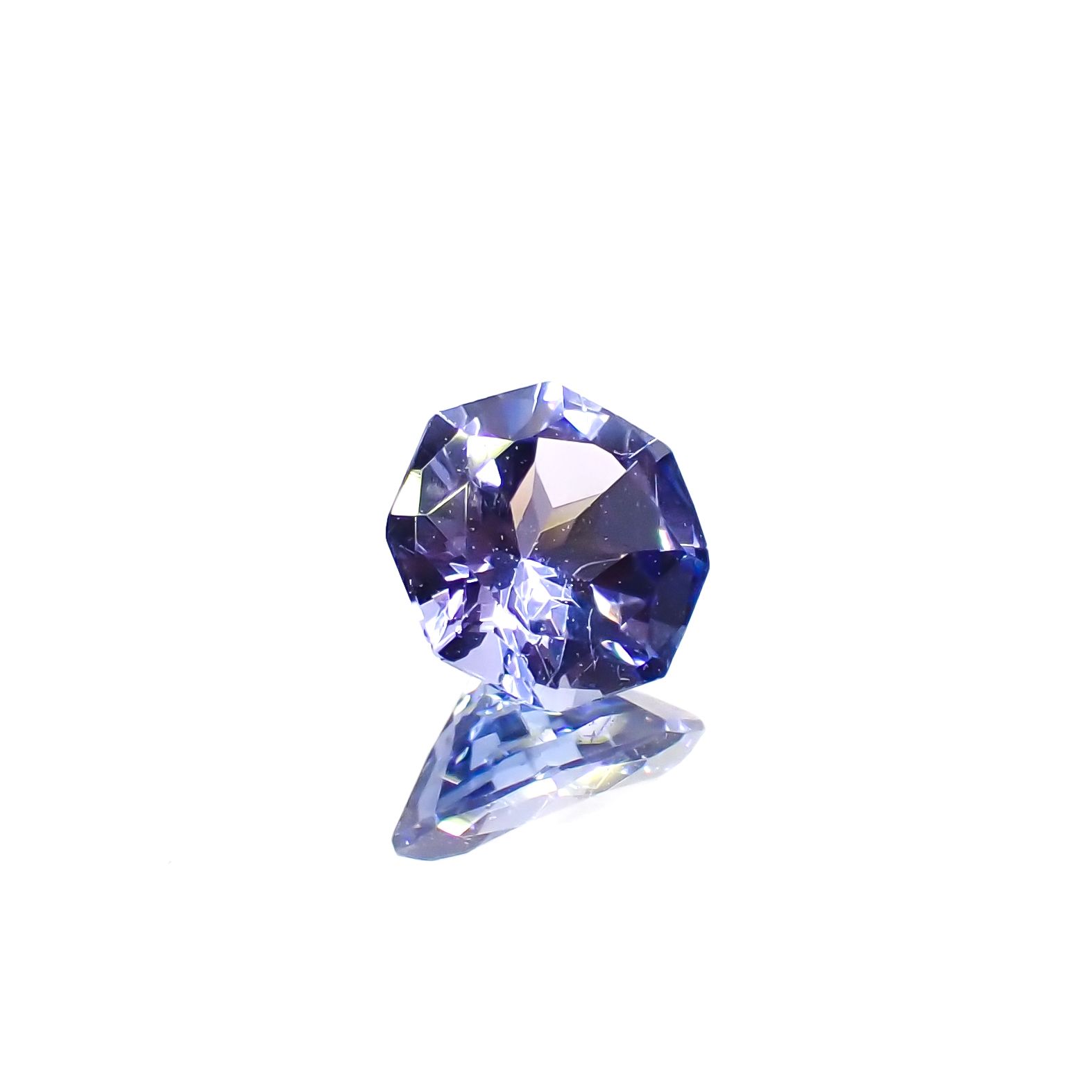 ◇オクタゴンカット◇タンザナイトSA(宝石名タンザナイト)タンザニア産 0.52ct 識別済[231124166]5.1x5mm前後