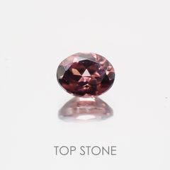 ピンクジルコン スリランカ,カンボジア産 ルース 0.55ct[21029782]5.1×4mm前後