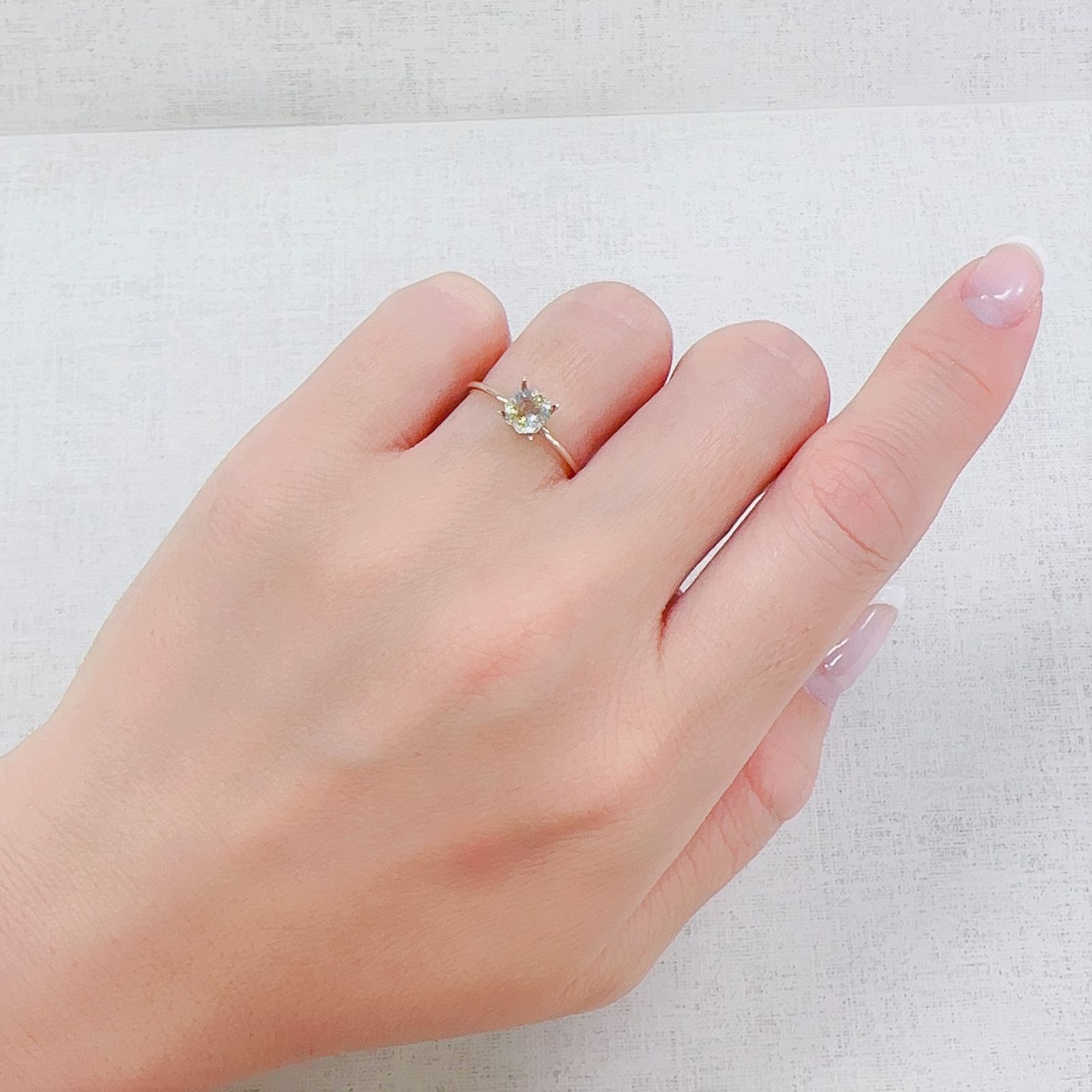 ◇オクタゴンカット◇オイルインクォーツ パキスタン産 0.49ct[230522091]5x4.9mm前後