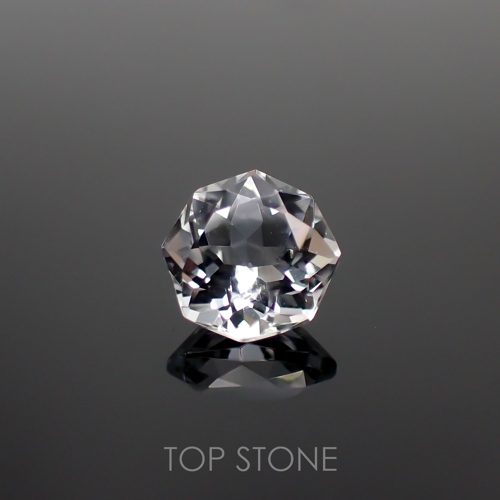 ◇オクタゴンカット◇ホワイトトパーズ ブラジル産 1.70ct[221018494]7x6.9mm前後