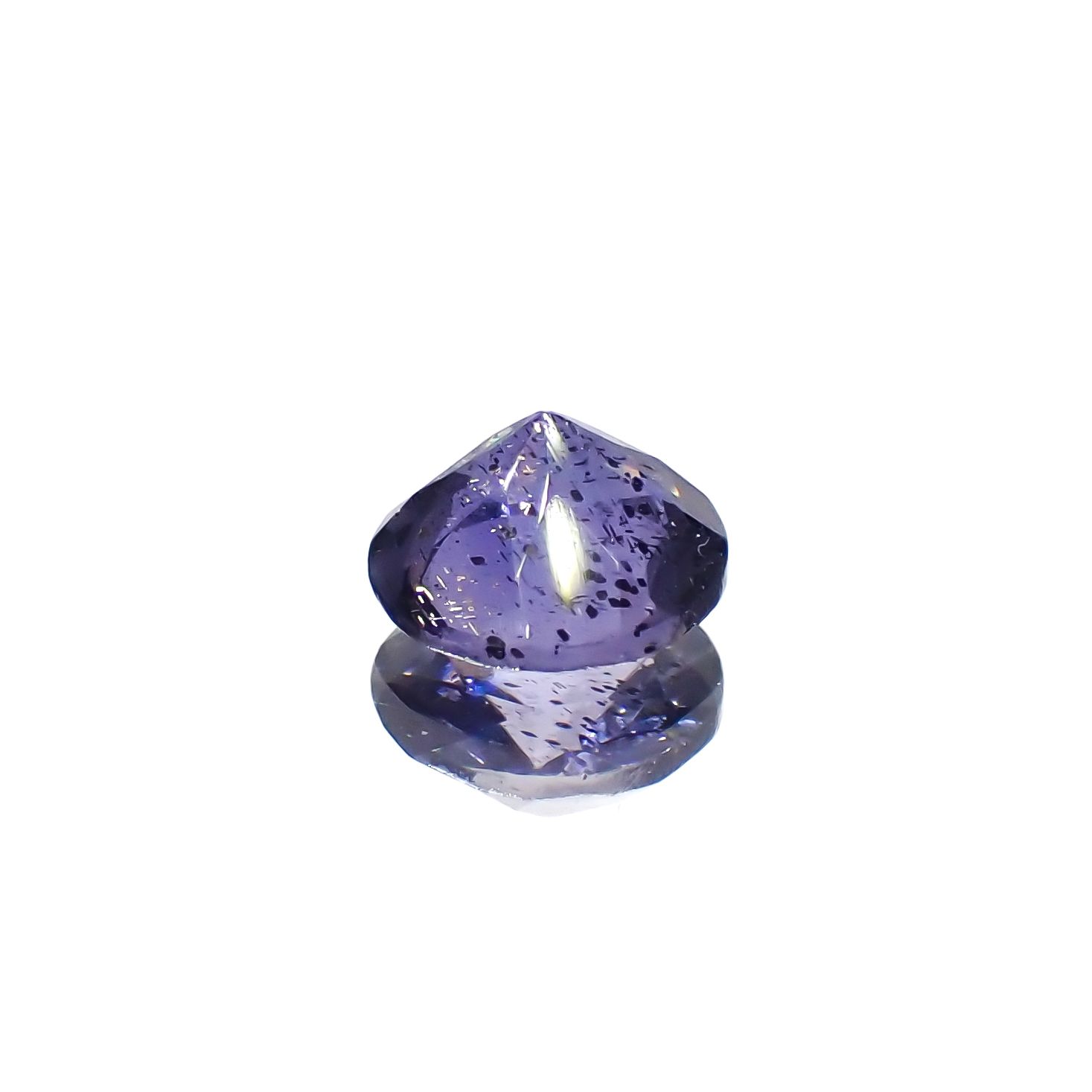 アイオライトサンストーン インド/ブラジル産 0.62ct[230923328]6x5.9mm前後
