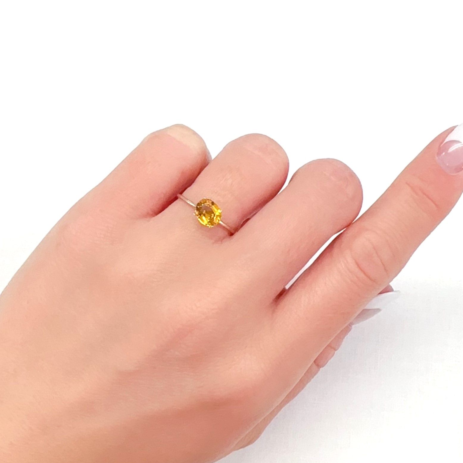 マリガーネット(宝石名グロッシュラー アンドラダイト・ガーネット)マリ共和国産 1.16ct 識別済[231224576]6.7x5.5mm前後