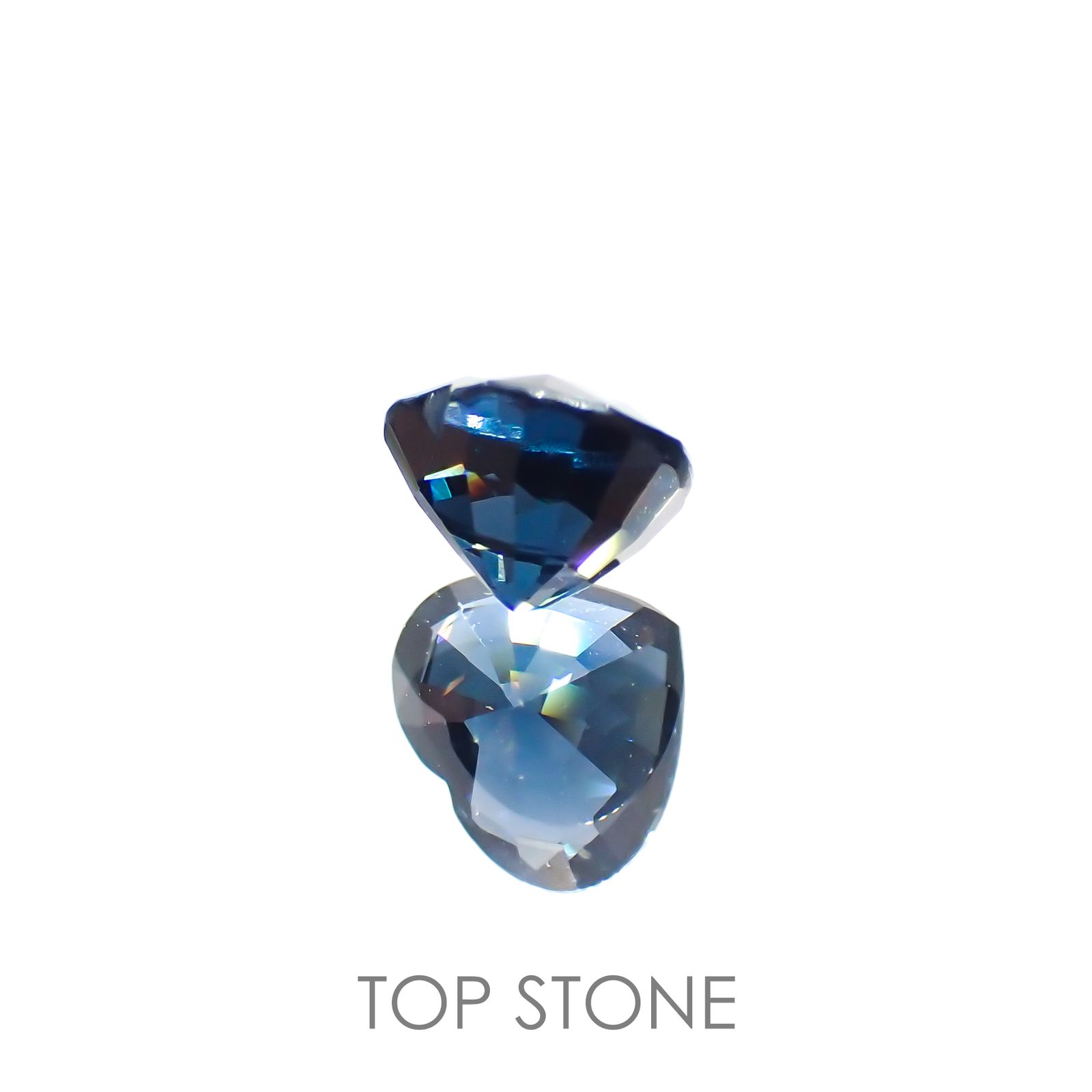 ブルースピネル(宝石名ブルー・スピネル) スリランカ産 1.191ct ソ付(彩珠)[21019363]6.1×6.9mm前後
