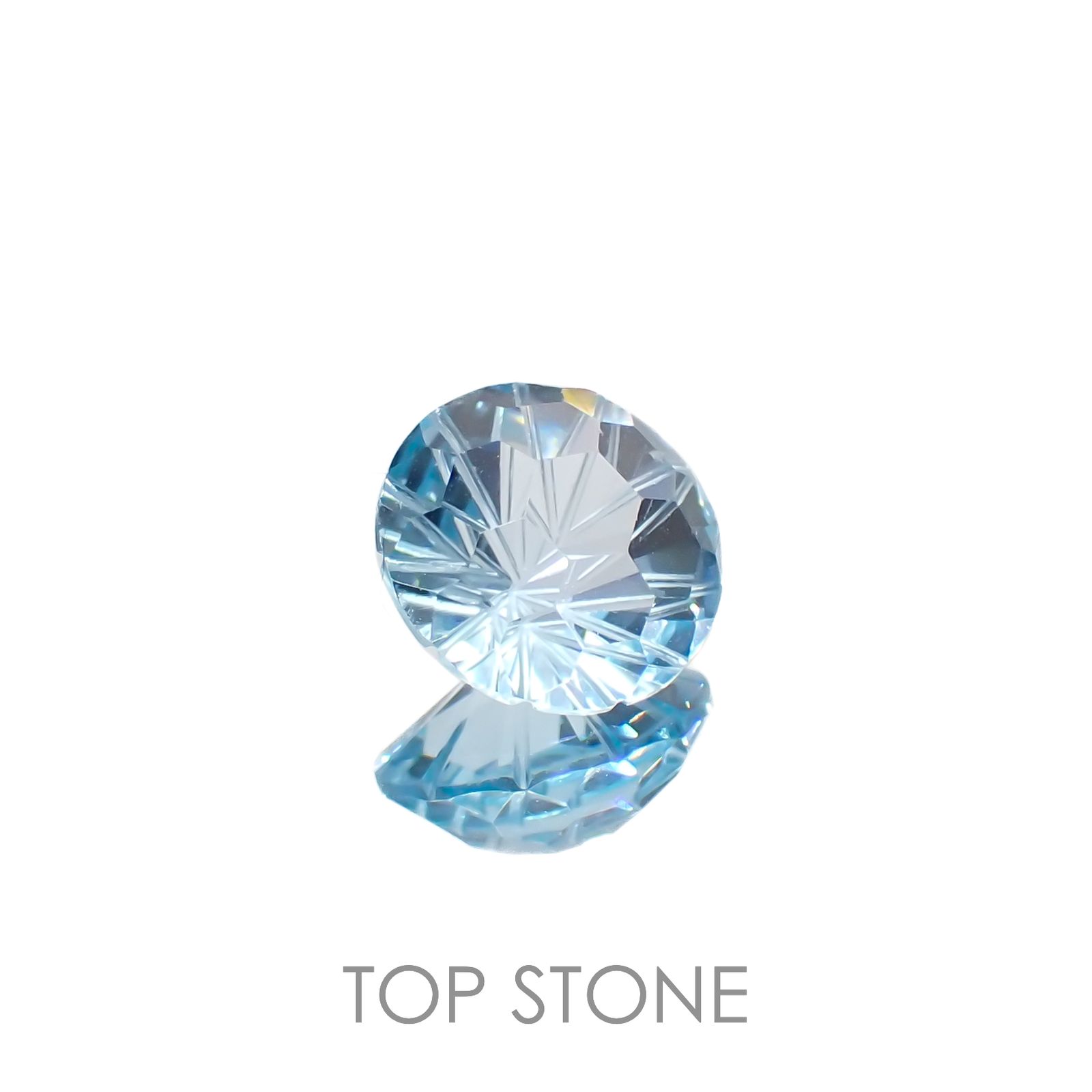 ◇カスタムカット◇ブルートパーズ ブラジル産 2.16ct[221219358]8.0x8.0mm前後