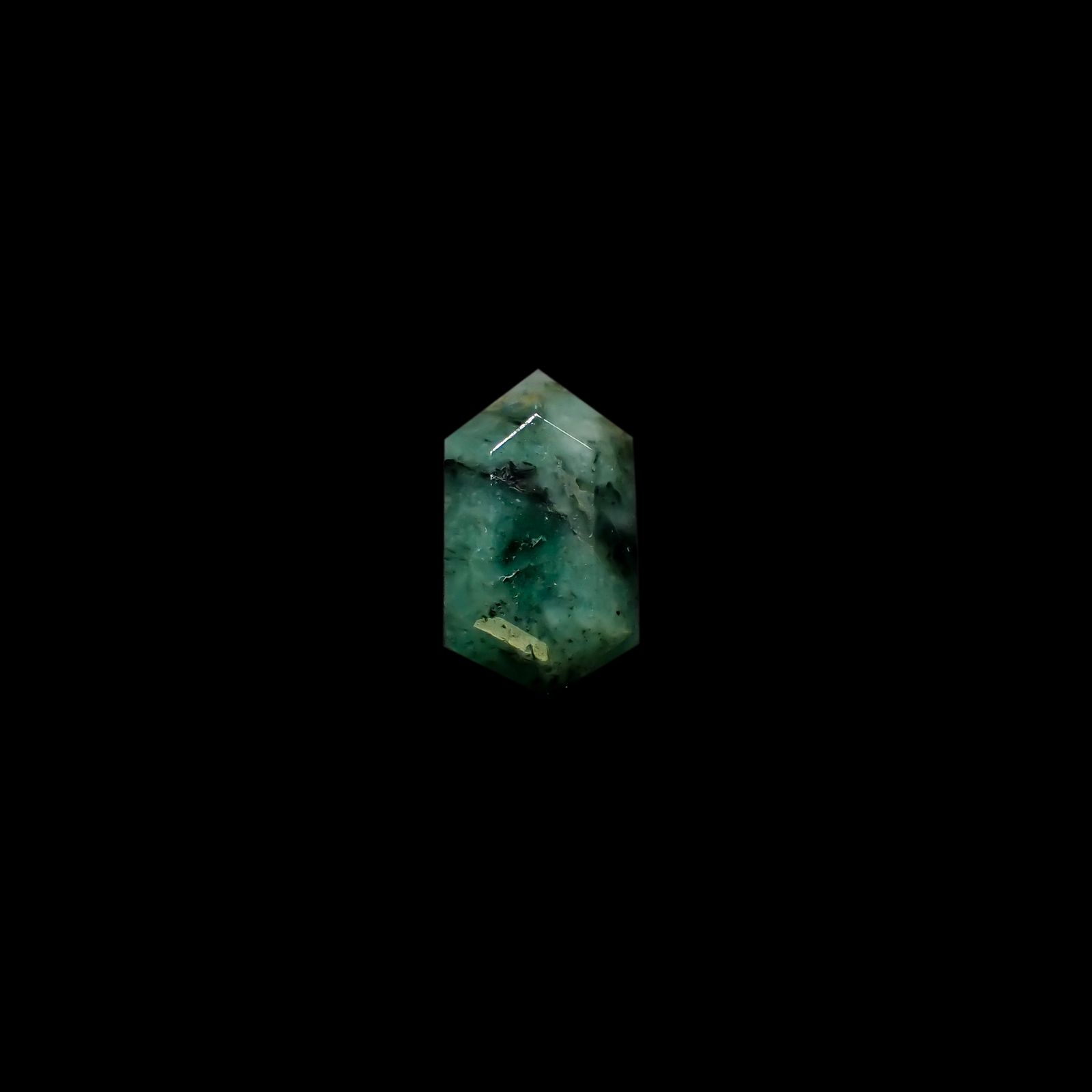 ◇カスタムカット◇エメラルド ブラジル産 3.80ct[240326489]16x8.8mm前後