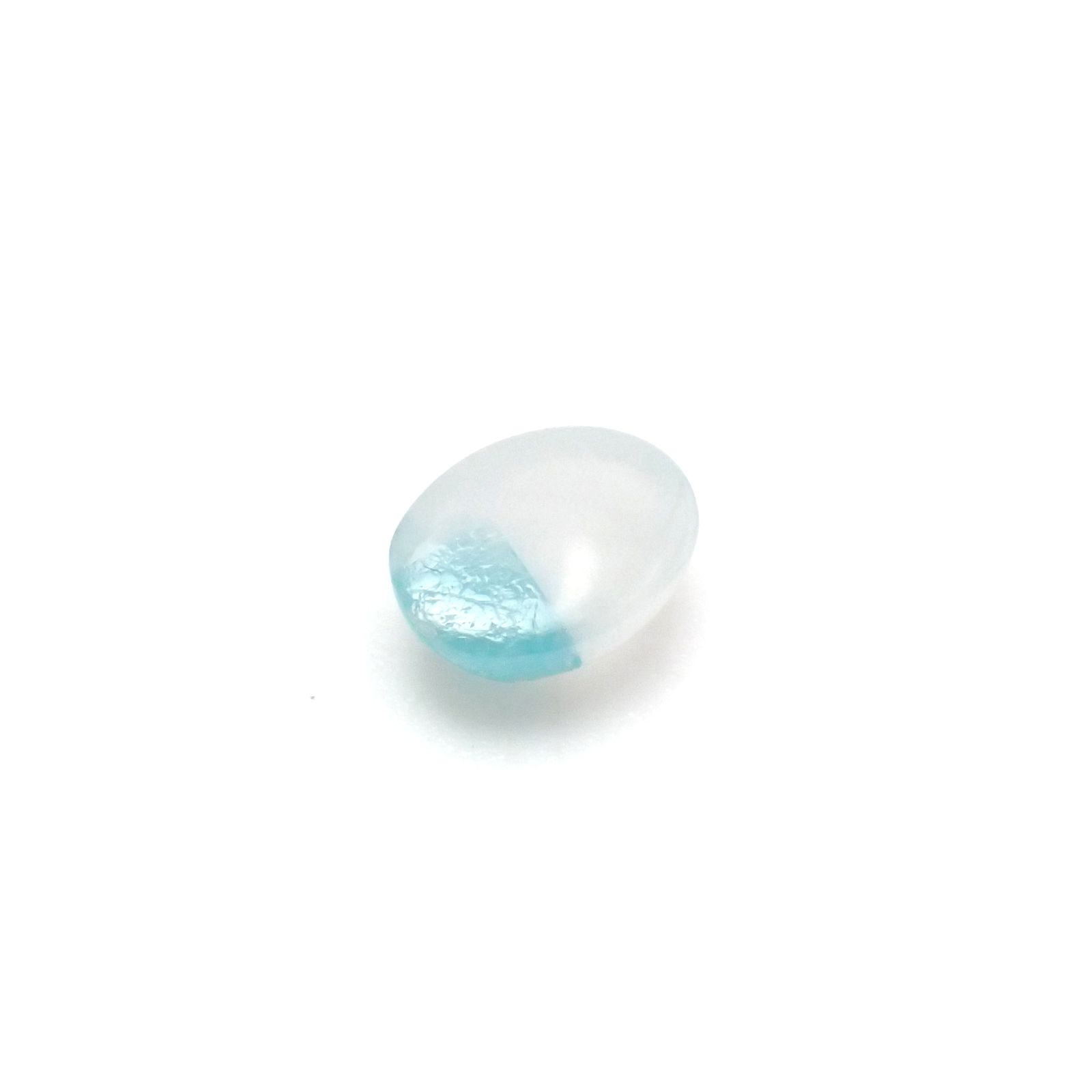 パライバトルマリンインクォーツ ブラジル産 0.85ct[240226357]6.9x5.1mm前後