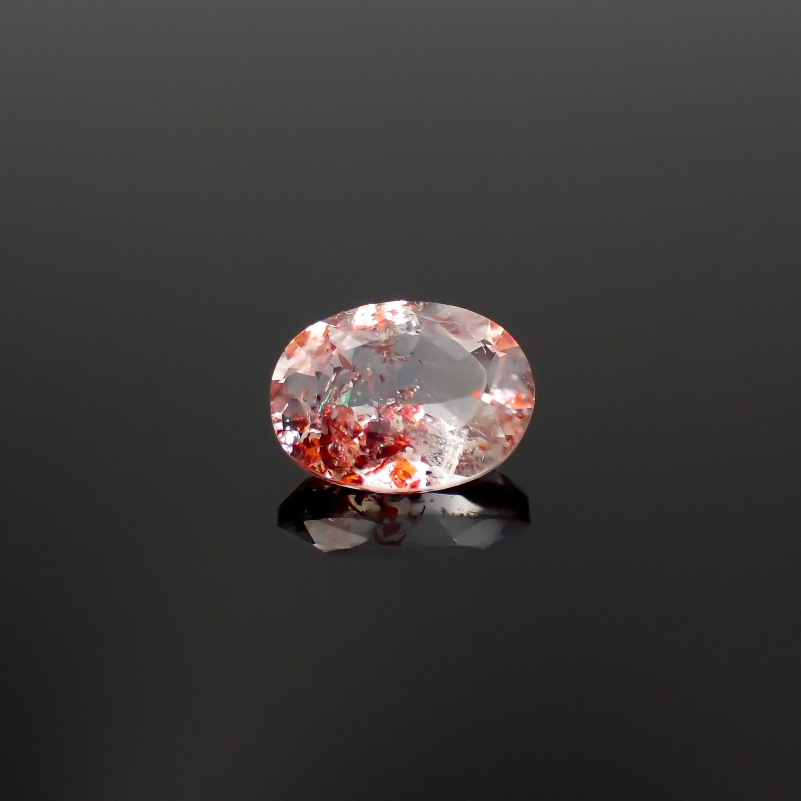 ファイヤークォーツ ナイジェリア産 1.25ct[230421749]8.3x6.3mm前後