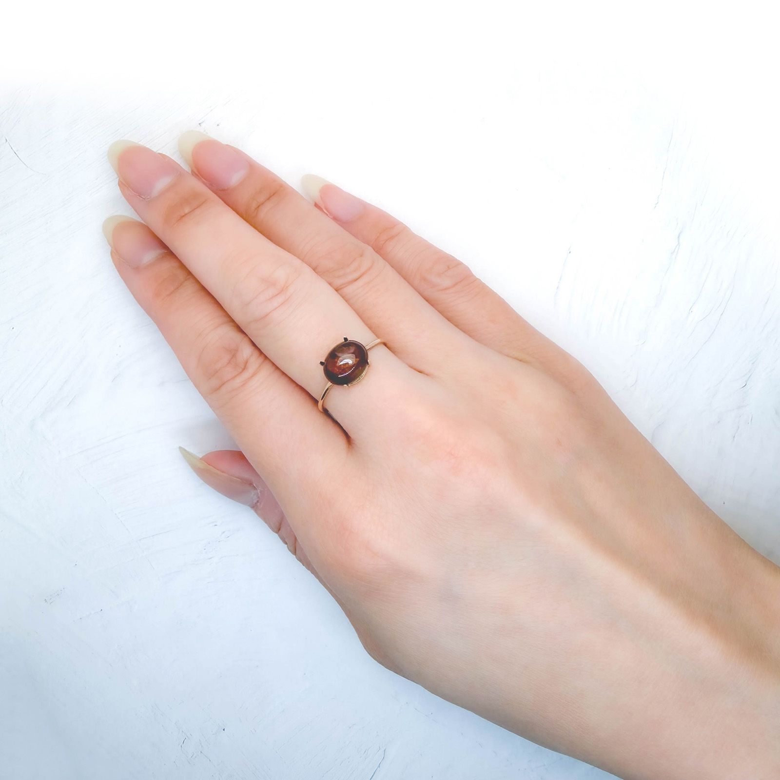 バイカラーアンデシン(宝石名アンデシン/ラブラドライト) チベット産 識別済 2.32ct / 8.9x7.2mm前後 [260813550]