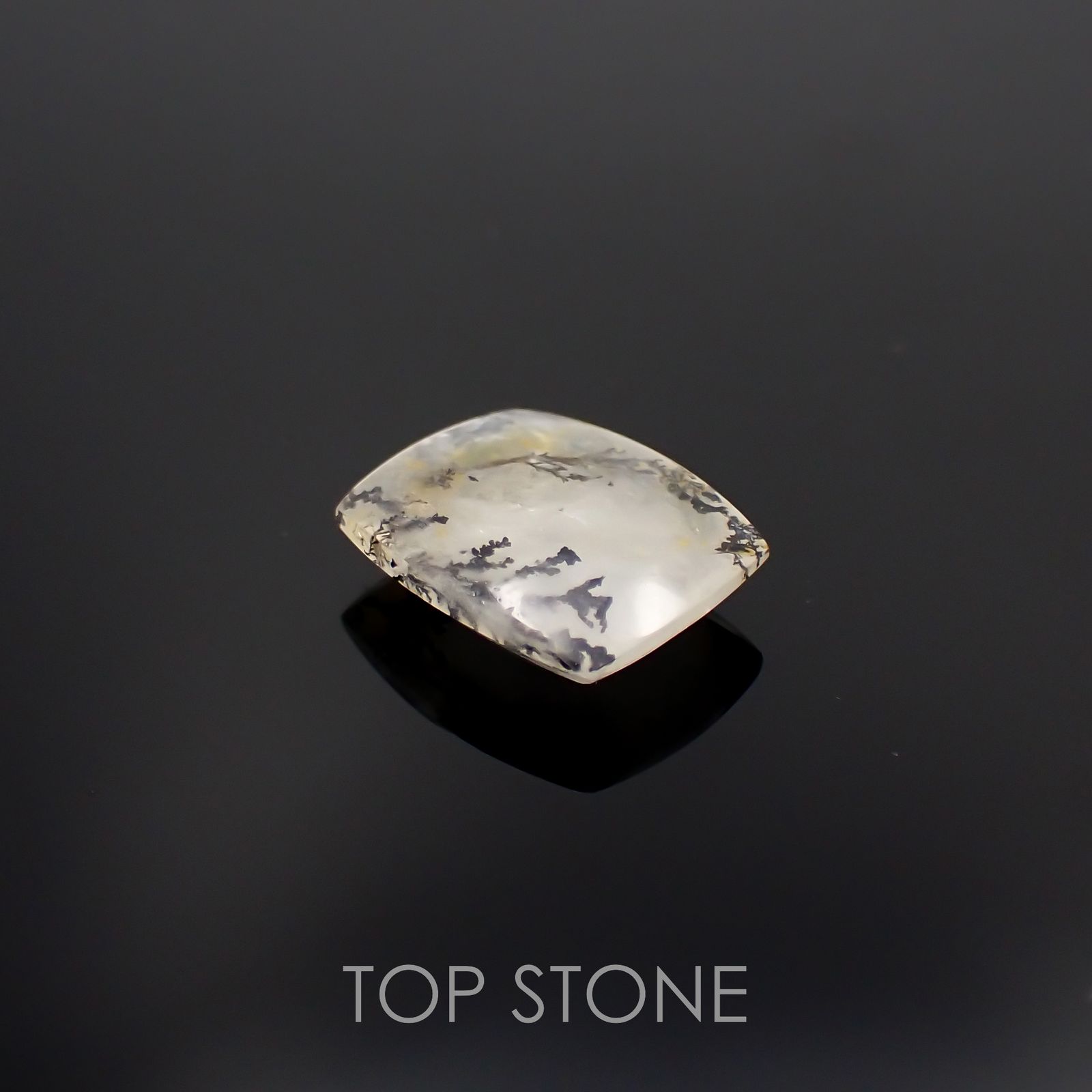 デンドリチッククォーツ ブラジル産 3.30ct[230120006]11.8x9.6mm前後