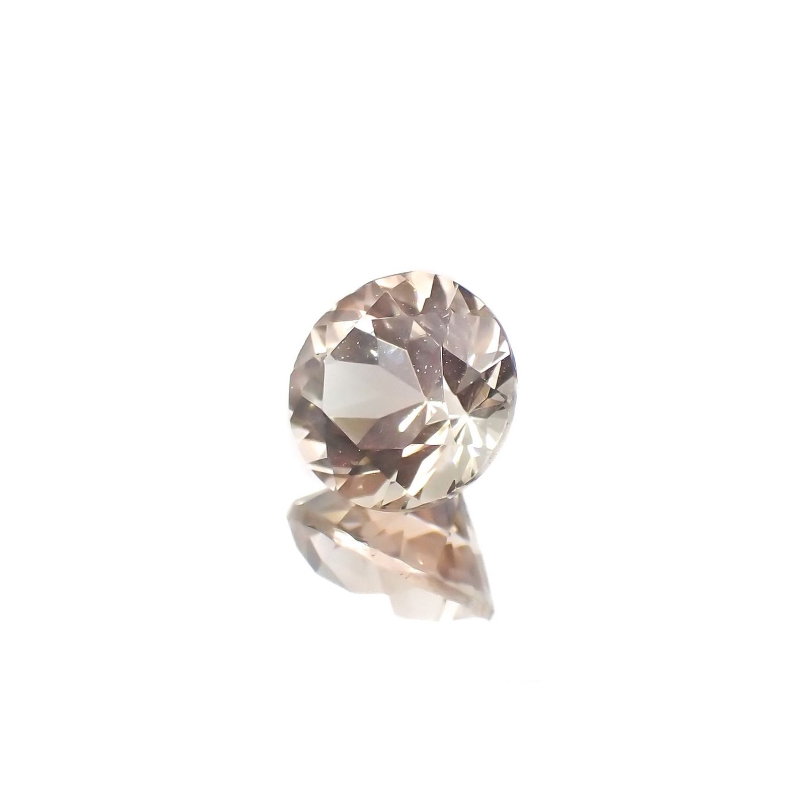バイカラーオレゴンサンストーン アメリカ・オレゴン州産 0.81ct / 6.1x6mm前後 [230220679]