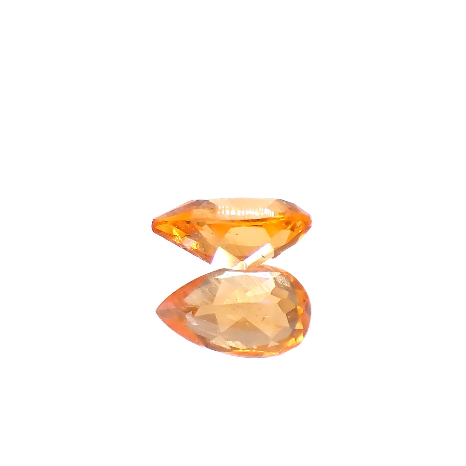 マンダリンガーネット マダガスカル産 0.24ct[240628215]4.8x2.8mm前後