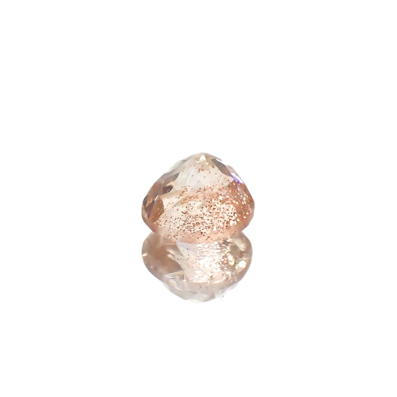 オレゴンサンストーン アメリカ・オレゴン州産 0.51ct[240628202]5x4.9mm前後