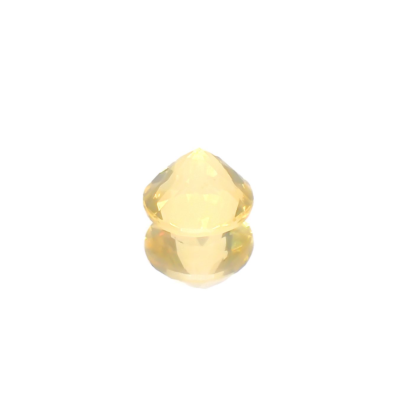 イエローオパール メキシコ産 0.67ct[240226191]6.2x6.2mm前後 | TOP