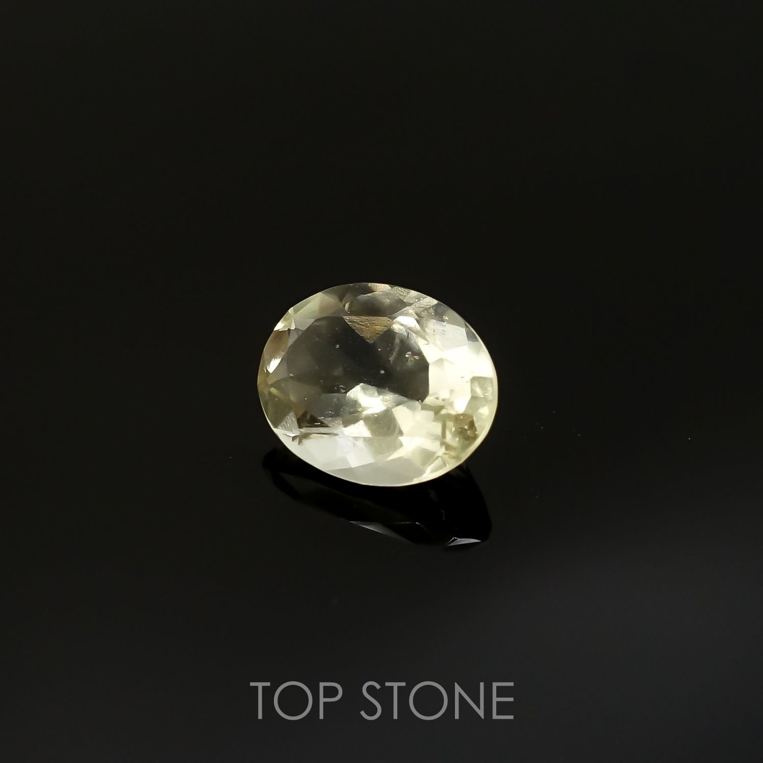 リビアングラス(宝石名インパクトガラス(衝撃溶融ガラス))エジプト・リビア砂漠産 1.93ct 識別済[220415652]10.1x8mm前後