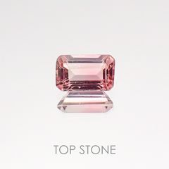 バイカラートルマリン(宝石名バイカラー・トルマリン) ブラジル産 0.30ct 識別済[20107135]4.9×3mm前後