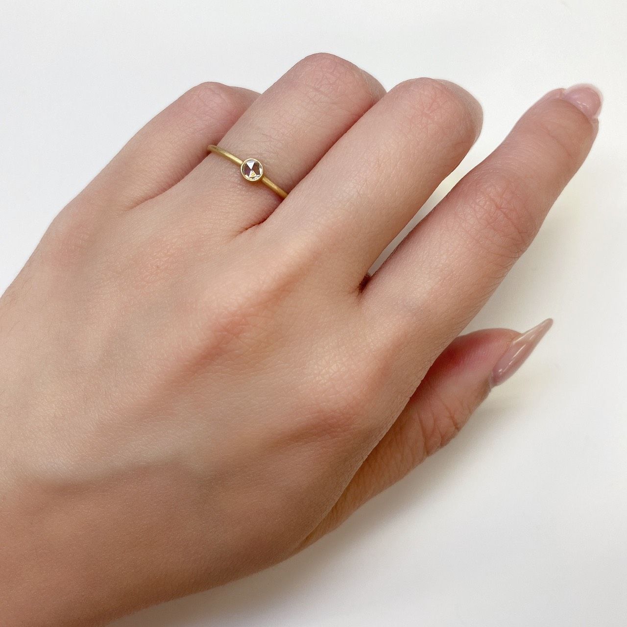 ◇ローズカット◇ダイヤモンド SI-VS / D-G(宝石名ダイアモンド) 0.064ct 識別済[210610904]2.9×2.9mm前後
