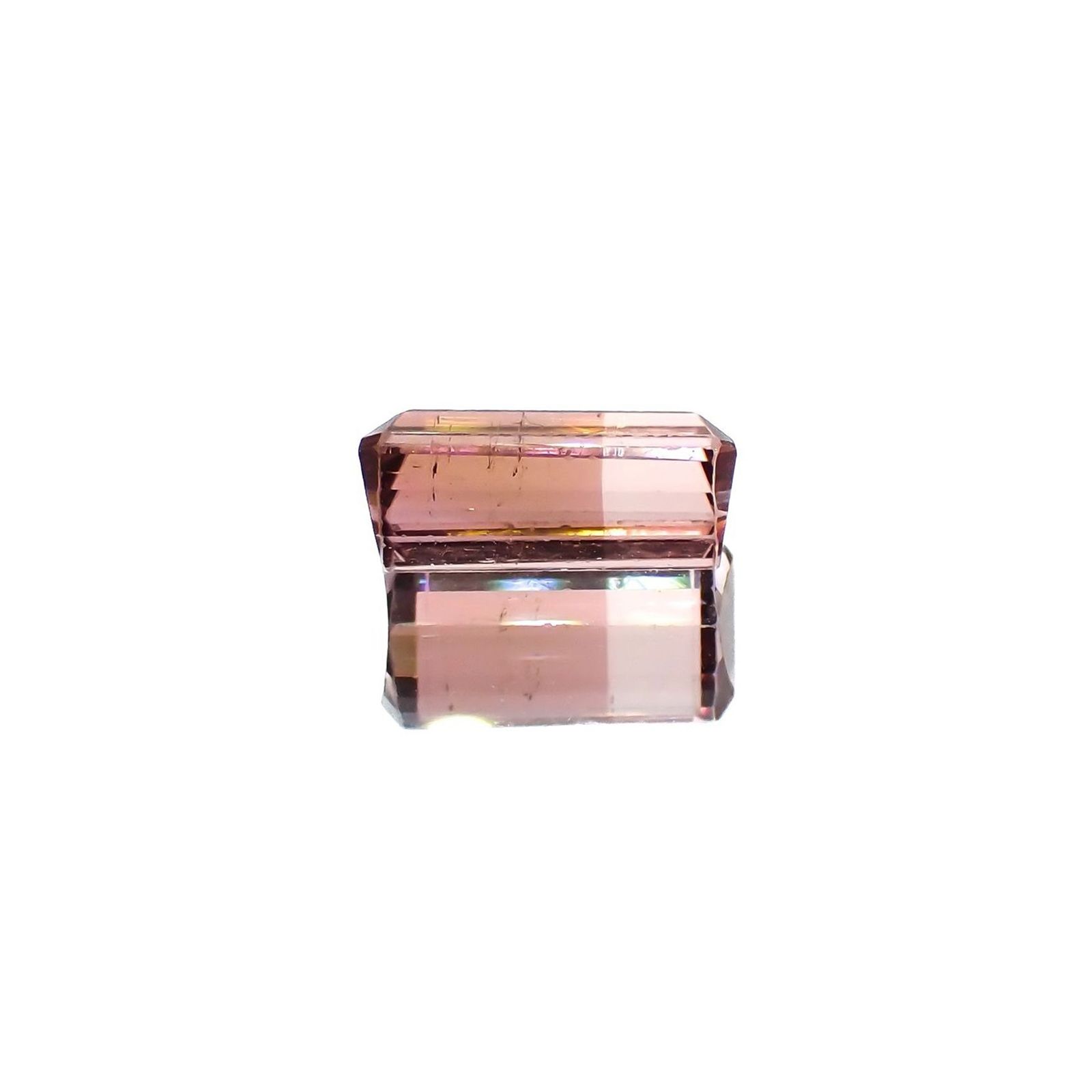 バイカラートルマリン(宝石名トルマリン)アフガニスタン産 識別済 1.49ct / 8.7x4.6mm前後 [260719558]
