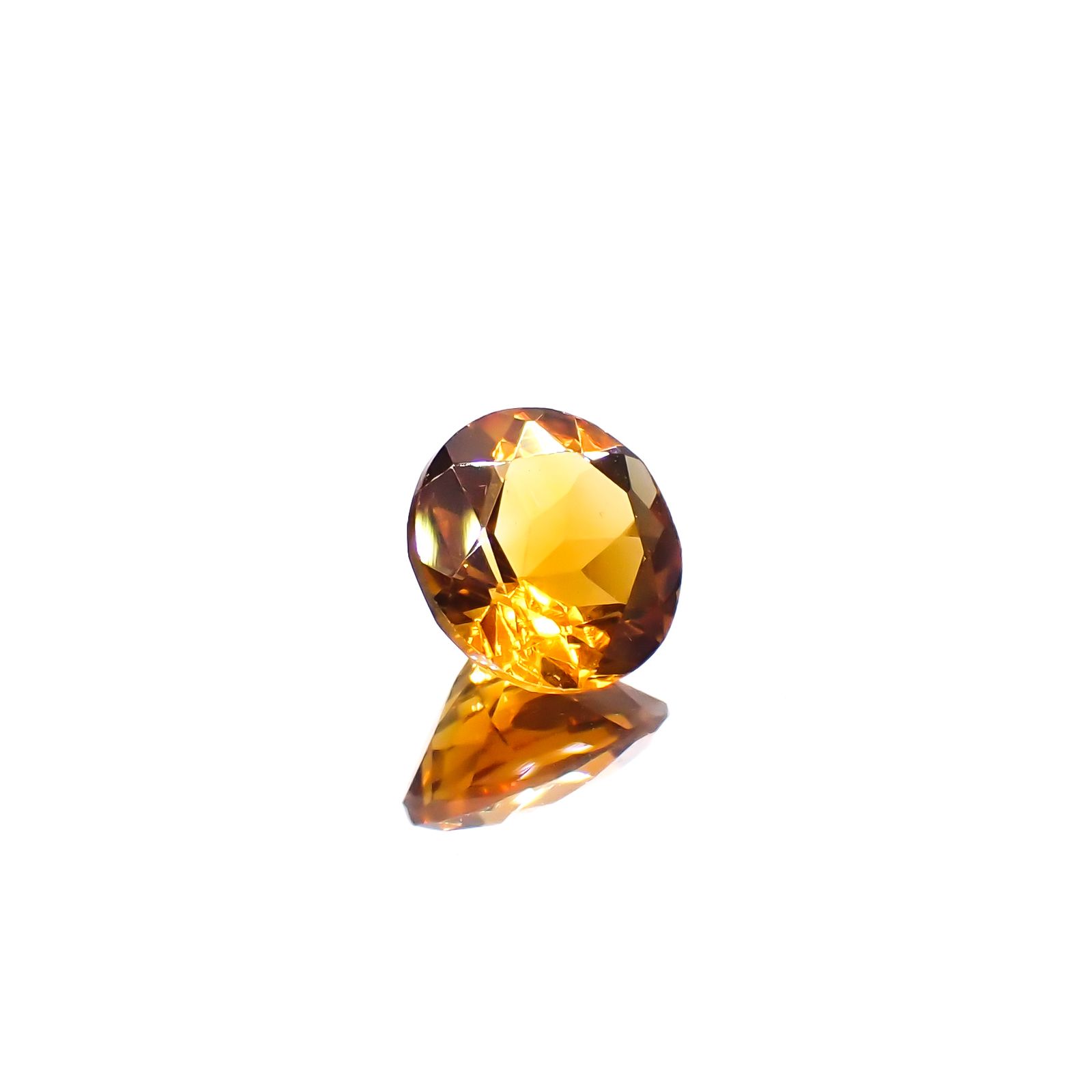 マデイラシトリン ブラジル・ミナスジェライス州産 1.60ct[240427125]7.9x7.9mm前後