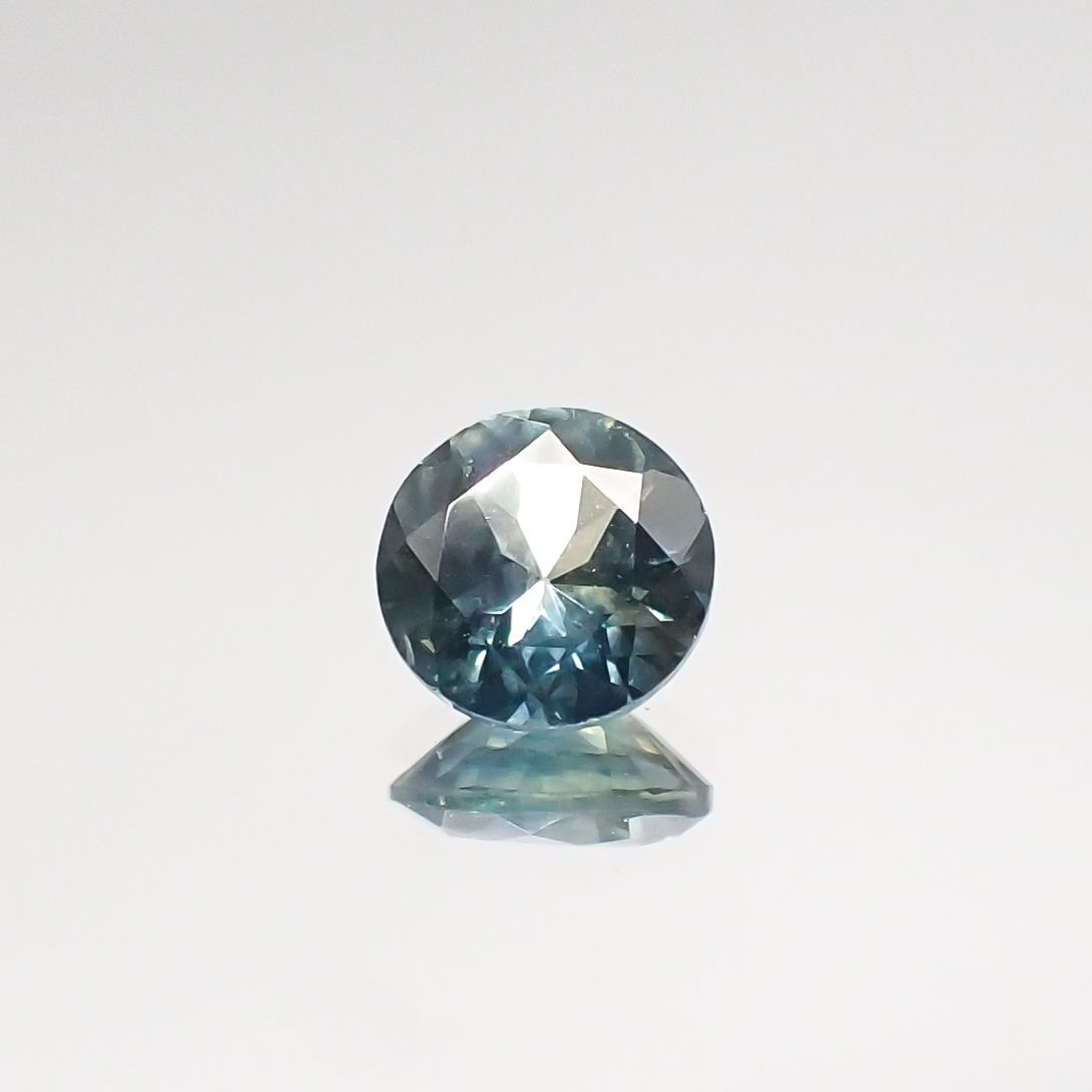 モンタナサファイア アメリカ産 ルース 0.45ct[210711633]4.6×4.6mm ...