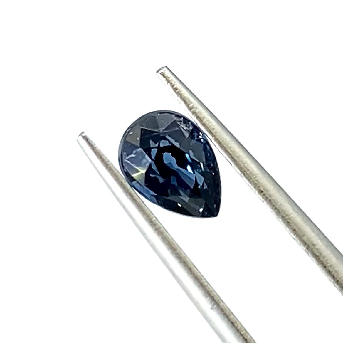 コバルトブルースピネル(宝石名ブルー・スピネル)スリランカ産 ソ付(日