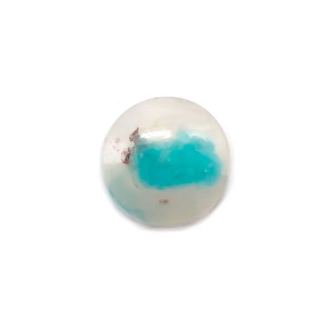 マトリックスアマゾナイト(アマゾナイトインクォーツ/フェルドスパー) ブラジル産 4.55ct[231124151]11.2x11.1mm前後