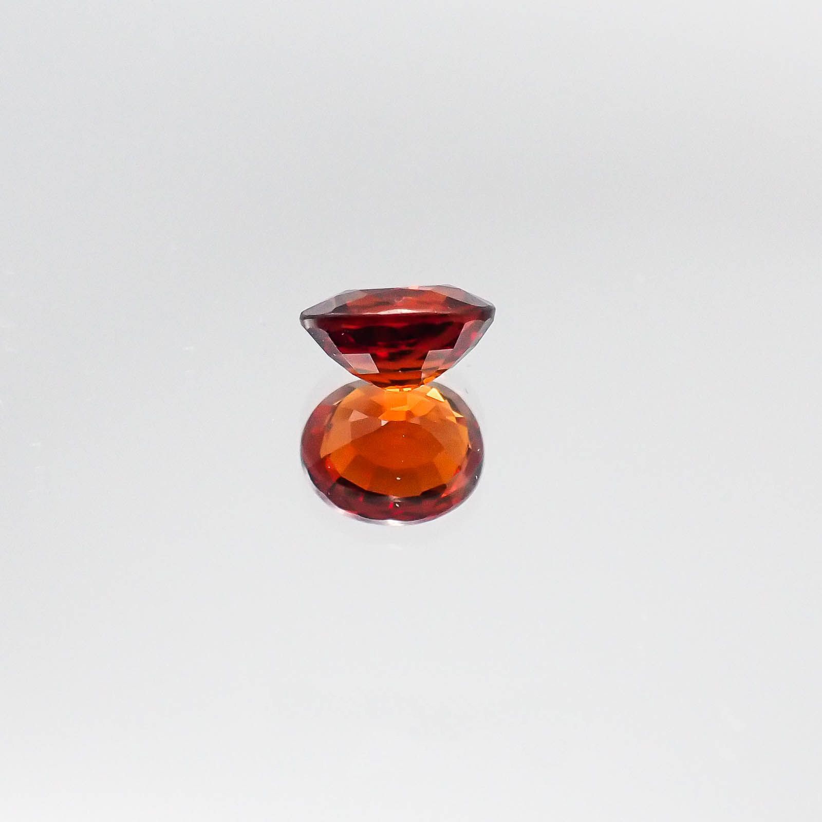 スペサルティンガーネット(宝石名スペサルティン・ガーネット)ナイジェリア産 1.21ct 識別済[230522152]6.6x5.5mm前後