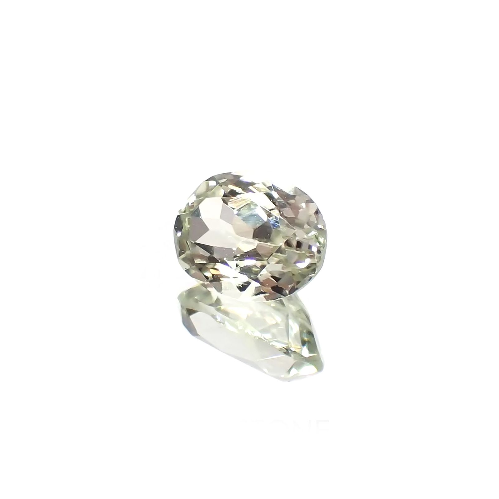 シリマナイト(宝石名シリマナイト)インド産 識別済 1.54ct / 8.1x6.2mm前後 [221018464]