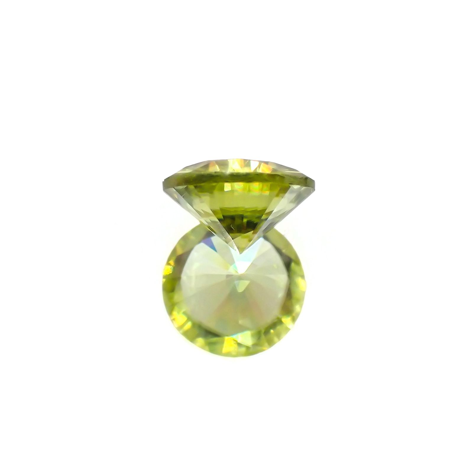 スフェーン(宝石名スフェーン)マダガスカル産 ソ付(彩珠) 1.118ct / 6.7x6.7mm前後 [231224434]