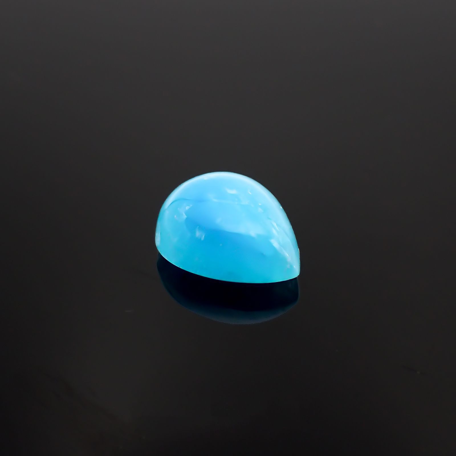 ヘミモルファイト(宝石名ヘミモルファイト)コンゴ産 10.631ct ソ付(彩珠)[230119869]14.8x12mm前後