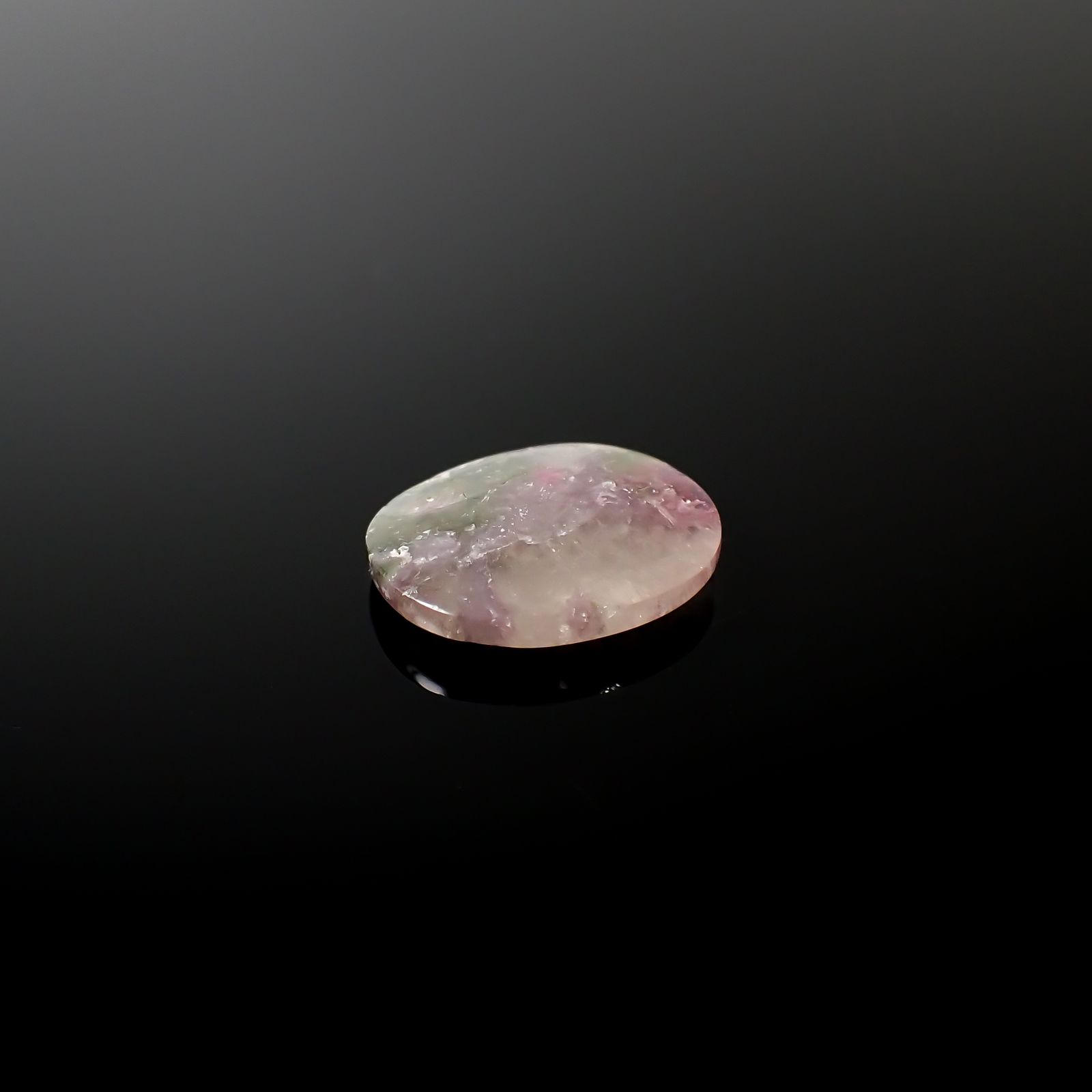 ウォーターメロントルマリンインクォーツ ブラジル産 9.79ct[240427188]19.1x16.2mm前後
