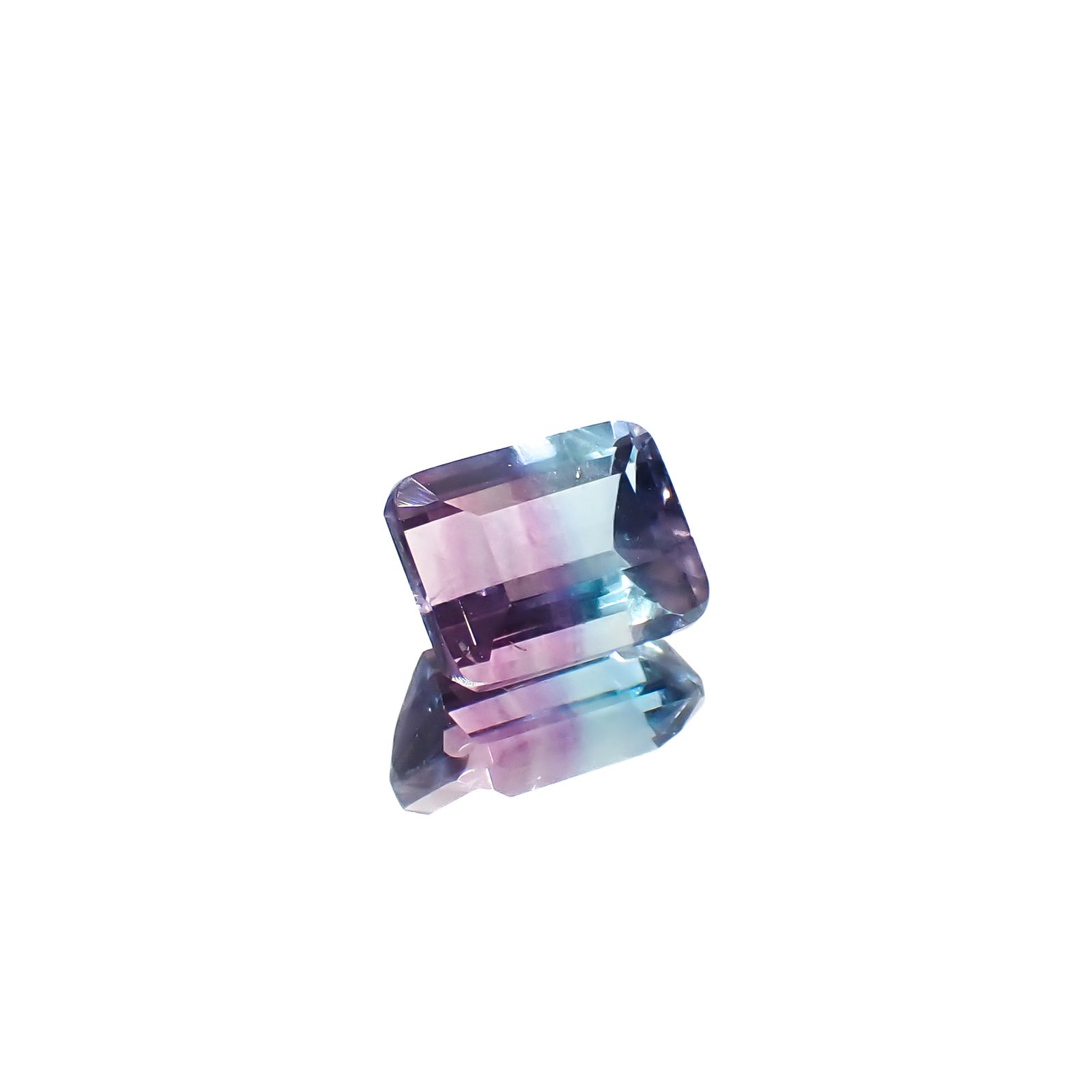 パーティカラーフローライト フルオレッセンス ブラジル産 2.96ct[240828638]8.9x6.9mm前後