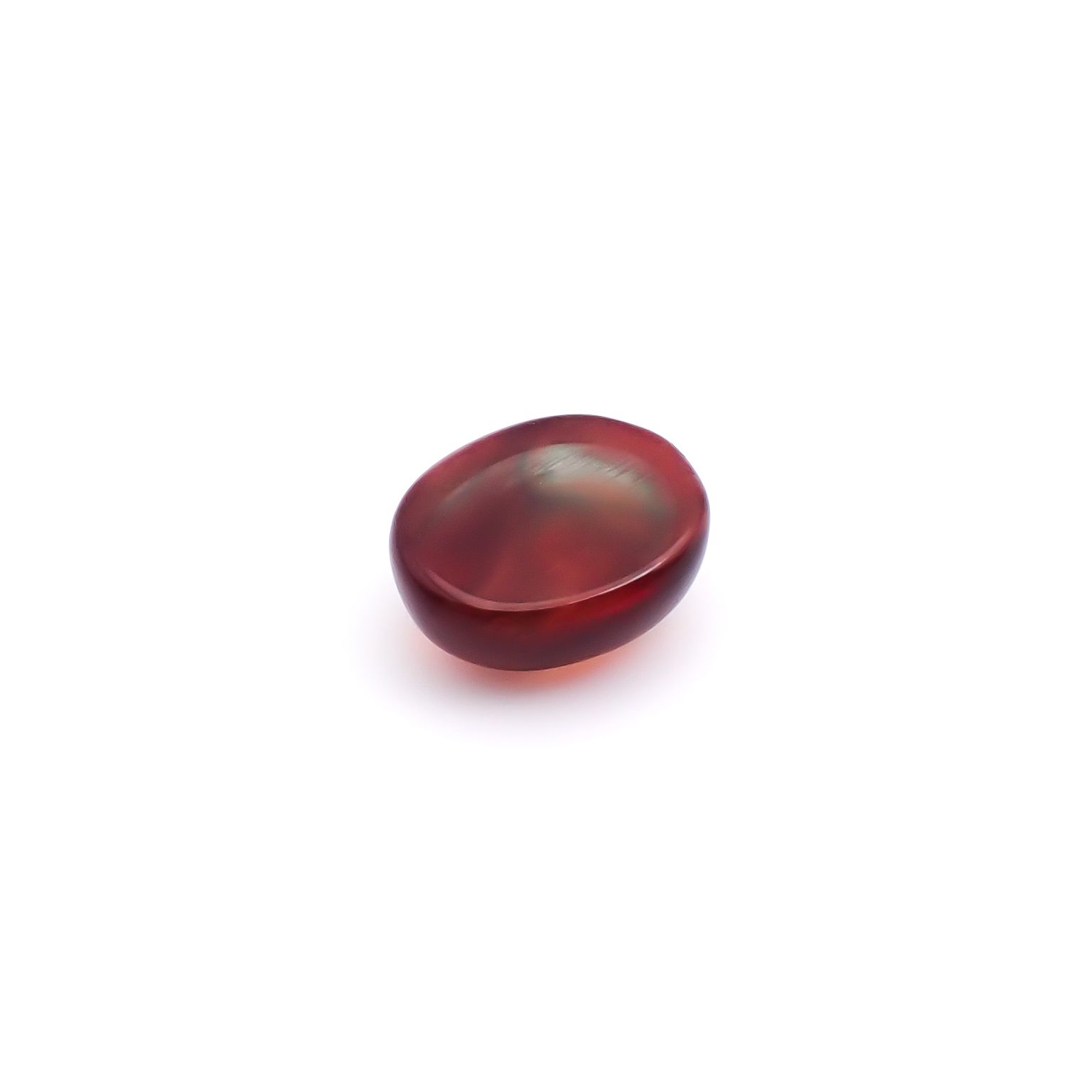 バイカラーアンデシン チベット産 4.15ct / 11.1x9.1mm前後 [260732569]