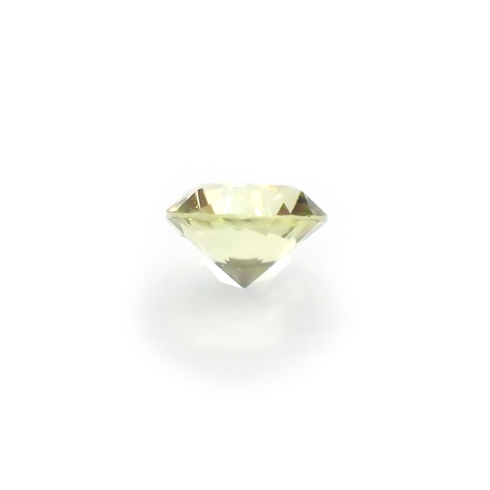 パラサイティックペリドット(宝石名ペリドット)採取地：ロシア 0.091ct 識別済[220616230]2.8x2.7mm前後