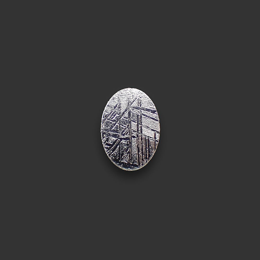 アルタイ隕石 発見地:中国 2.34ct[240125686]13.8x9.9mm前後