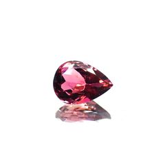 パープルトルマリン(宝石名パープル・トルマリン) ブラジル産 識別済 0.99ct / 7.9x5.9mm前後 [260313577]