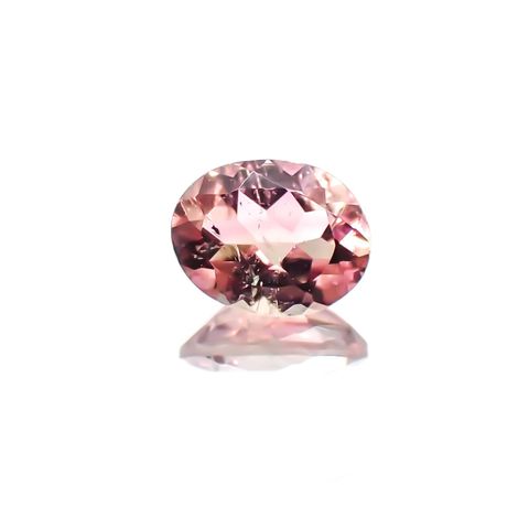 パーティカラートルマリン(宝石名パーティカラード・トルマリン)ブラジル産 0.34ct 識別済[231124214]5.3x4.1mm前後