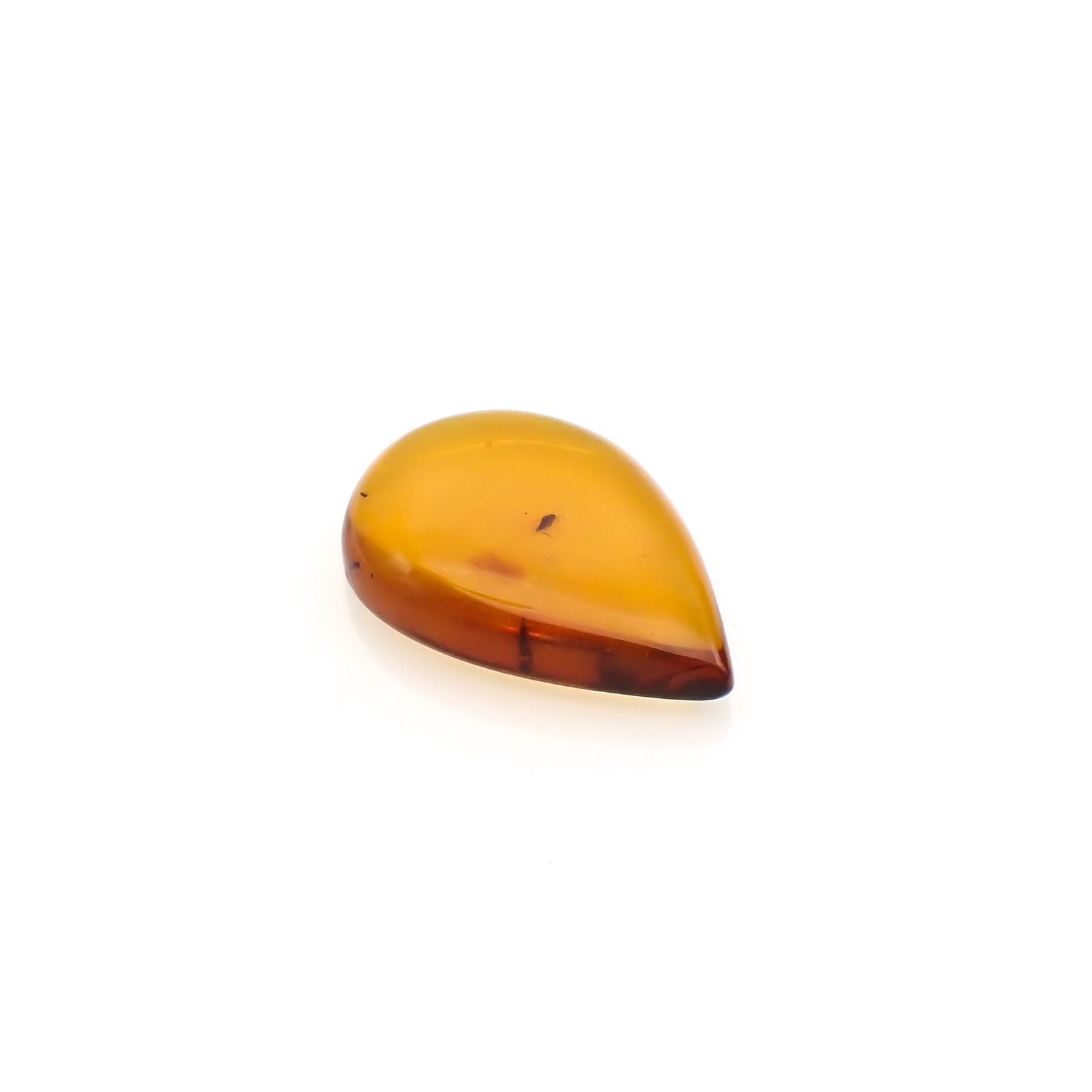虫入り琥珀 コロンビア産 13.56ct [221018546]30.9x21.8mm前後