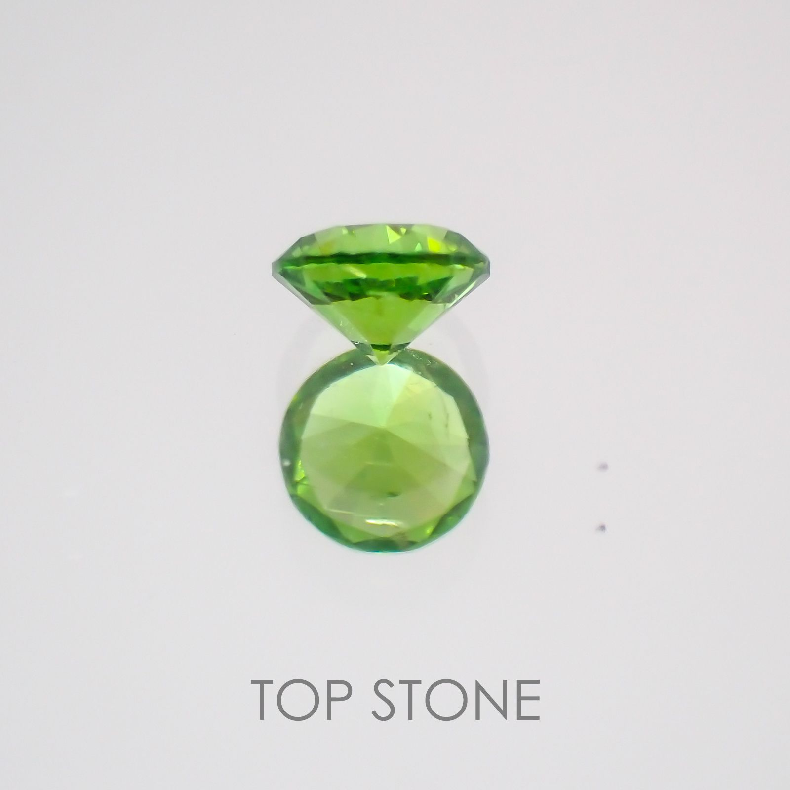 デマントイドガーネット(宝石名デマントイド・ガーネット) ロシア産 0.12ct 識別済[20063040]2.8×2.8mm前後
