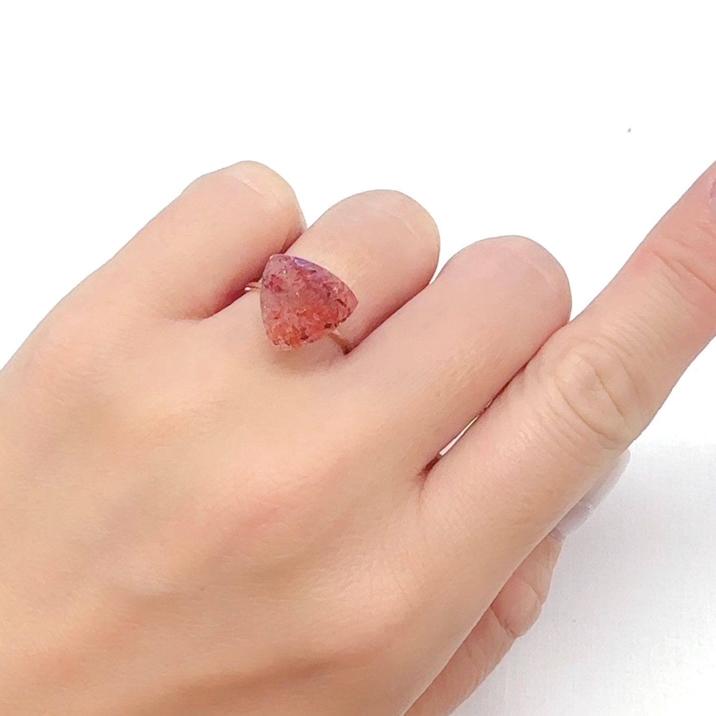 ファイヤークォーツ ナイジェリア産 5.51ct[240326728]12.7x12.6mm前後